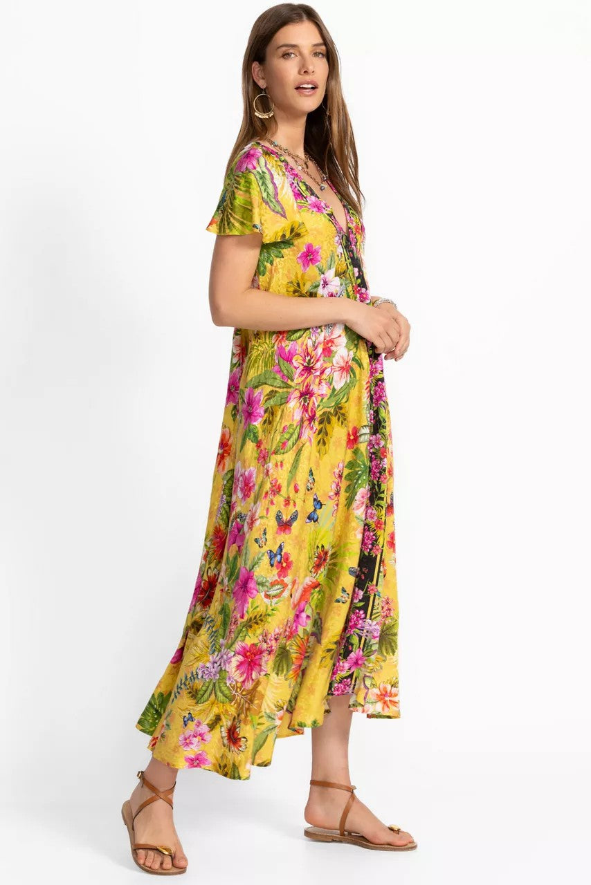 Johnny Was Women FLUTTER SLEEVE EVA DRESS