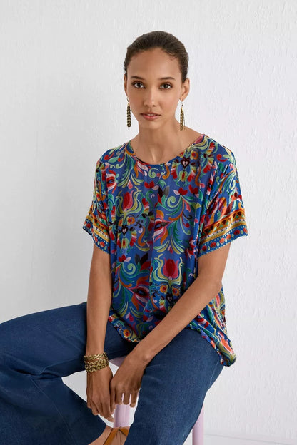 Johnny Was Women MARIAFE BLOUSE