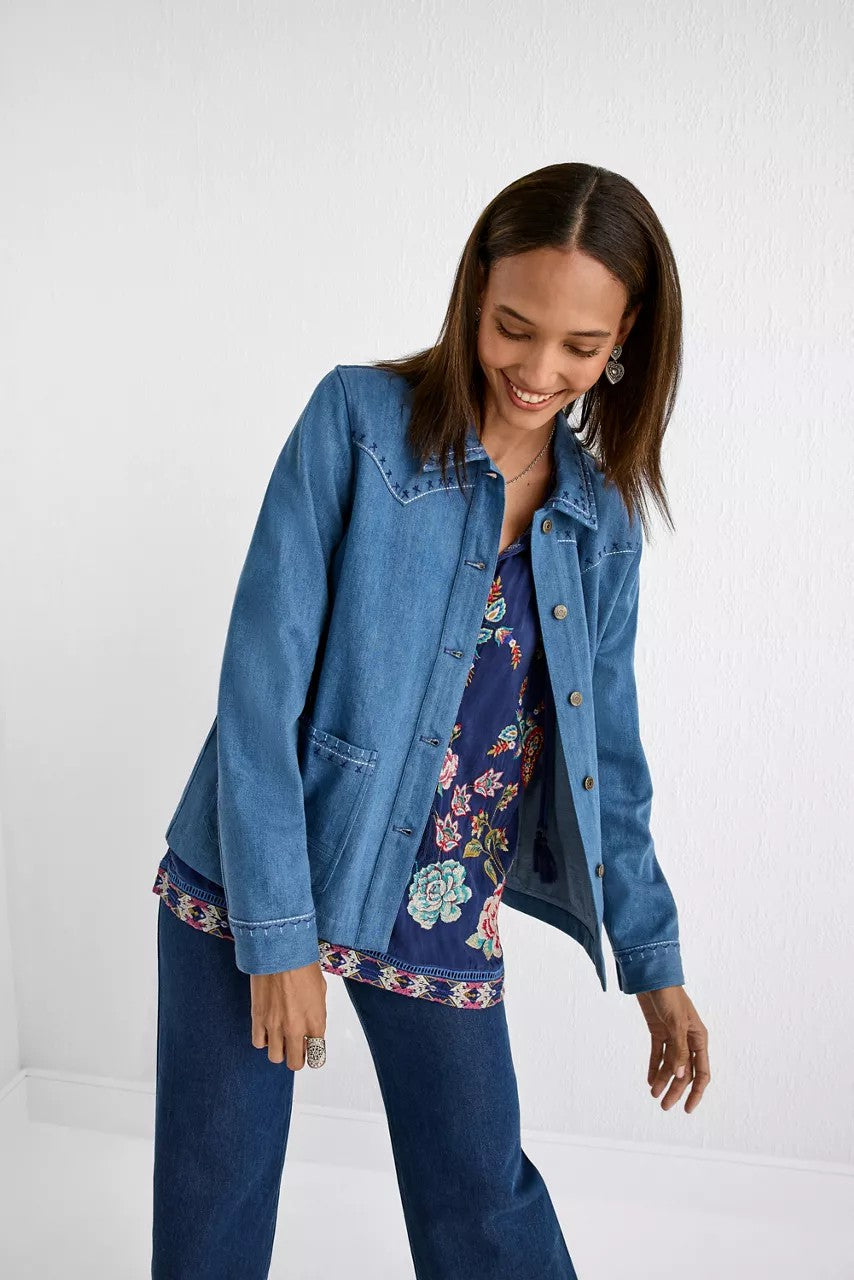Johnny Was Women WESTERN WORKER JACKET