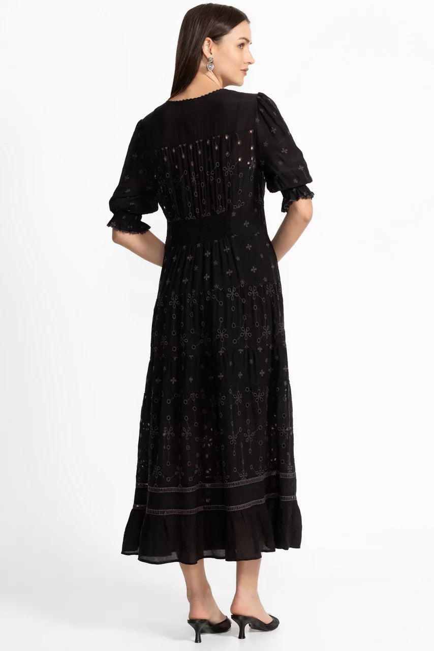 Johnny Was Women DAPHNE EMBROIDERED MAXI DRESS