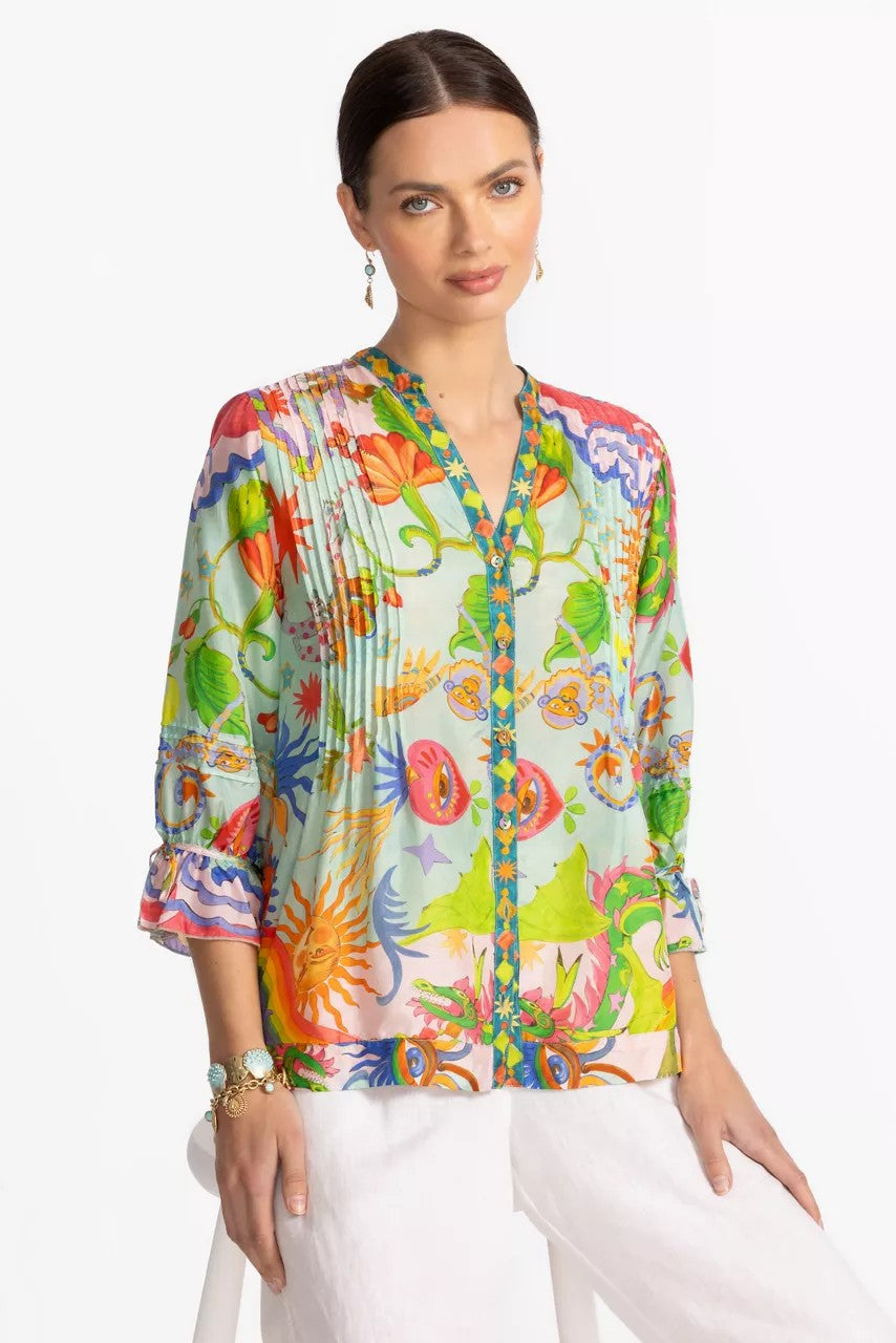 Johnny Was Women VACANZA BLOUSE