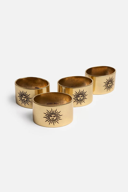 Johnny Was Women KAYLA NAPKIN RING SET OF 4
