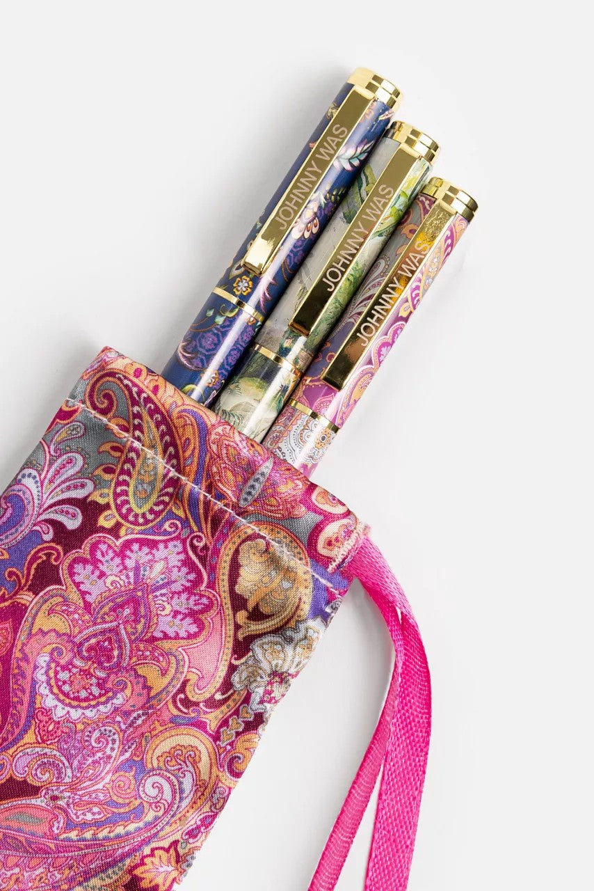 Johnny Was Women SANDALWOOD PINK PEN SET