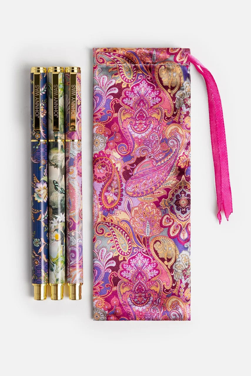 Johnny Was Women SANDALWOOD PINK PEN SET