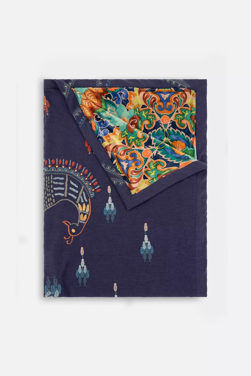 Johnny Was Women EMBROIDERED THROW BLANKET