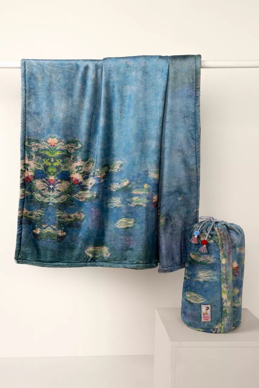 Johnny Was Women MONET WATER LILIES LAUREL CANYON COZY BLANKET