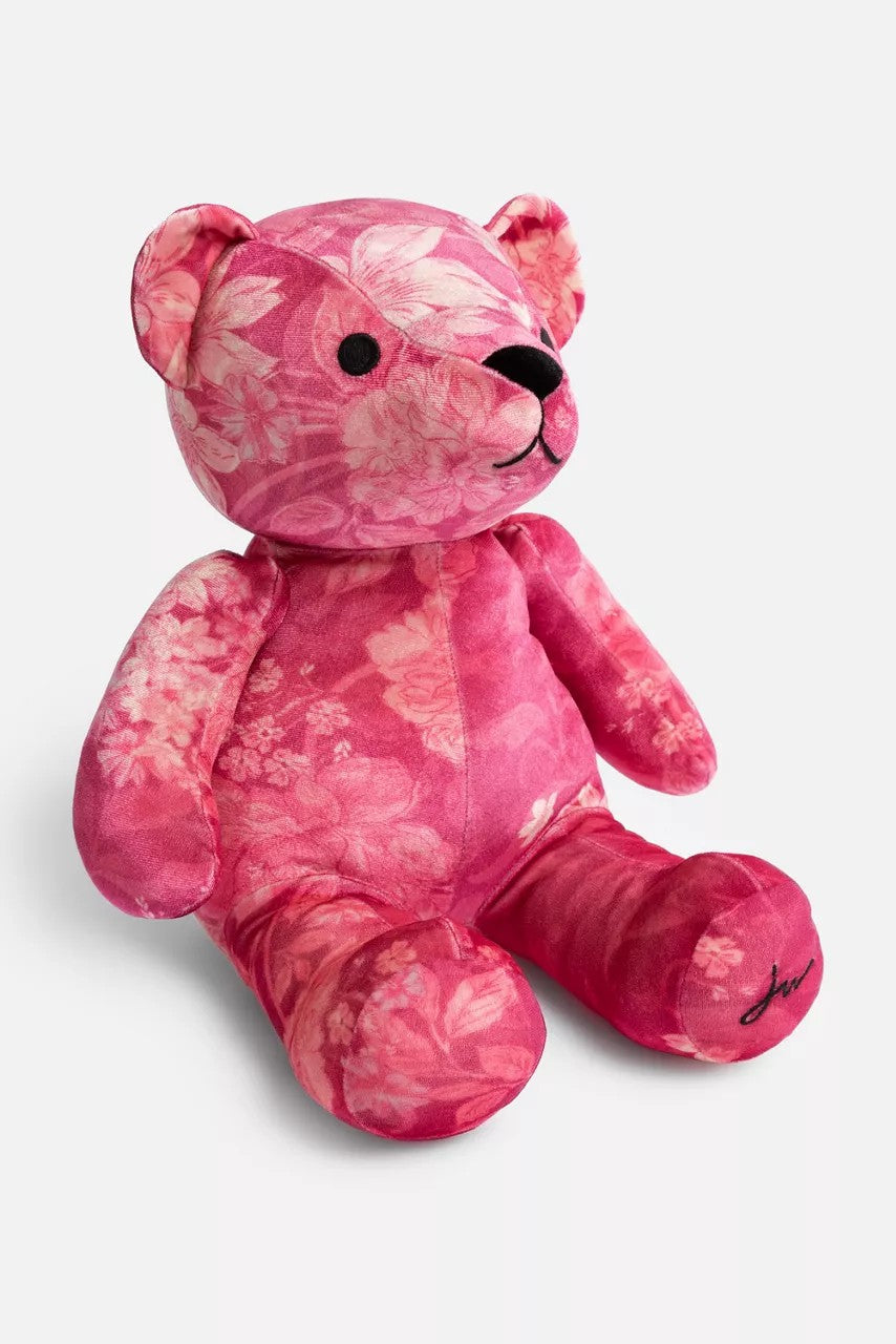 Johnny Was Women PINK PRINTED VELVET BEAR