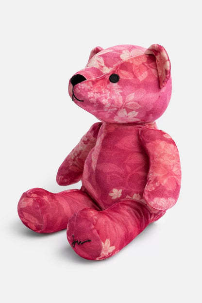 Johnny Was Women PINK PRINTED VELVET BEAR