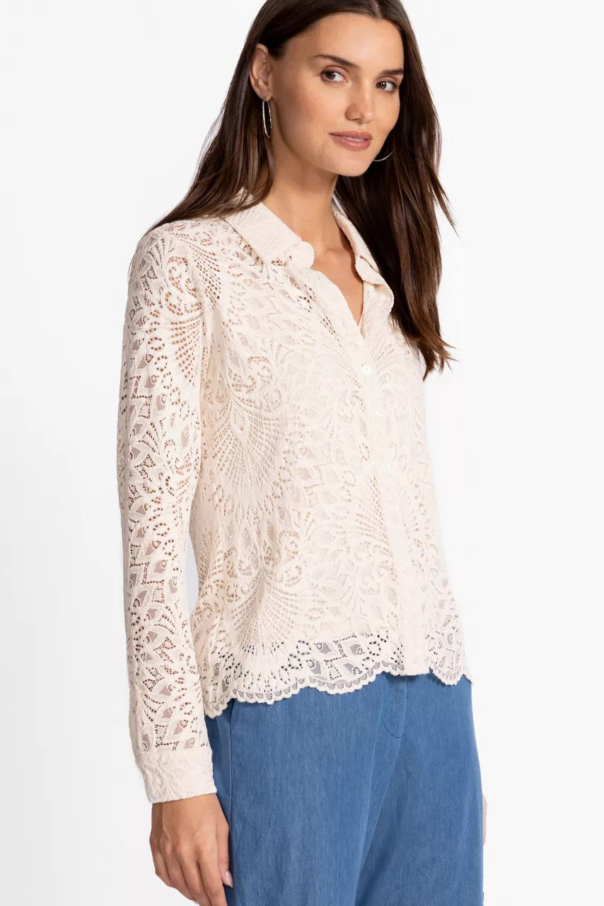Johnny Was Women DEVIN BUTTON DOWN SHIRT