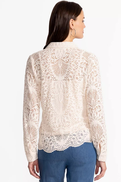 Johnny Was Women DEVIN BUTTON DOWN SHIRT