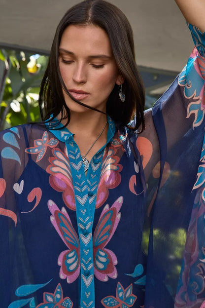 Johnny Was Women KATIA OVERSIZED BLOUSE