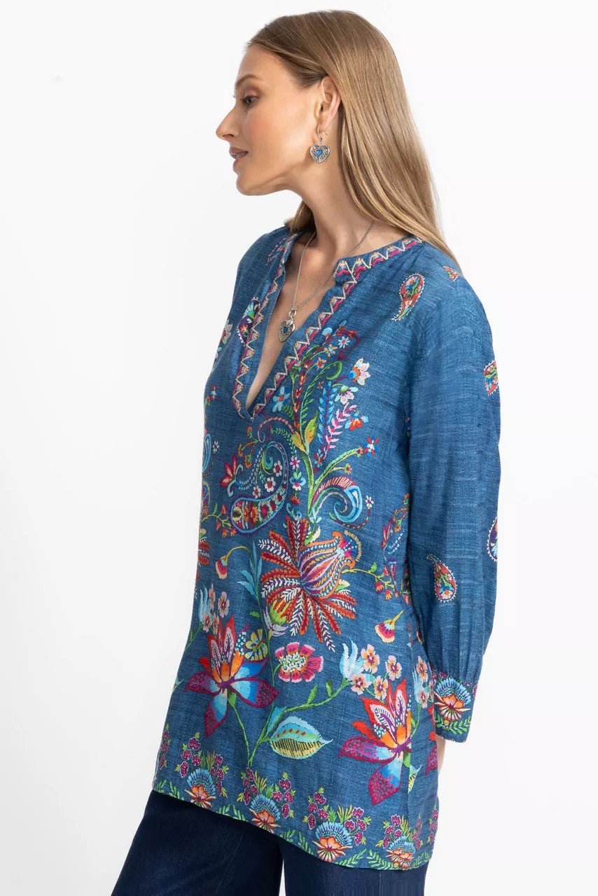 Johnny Was Women HENLEY VOYAGER TUNIC