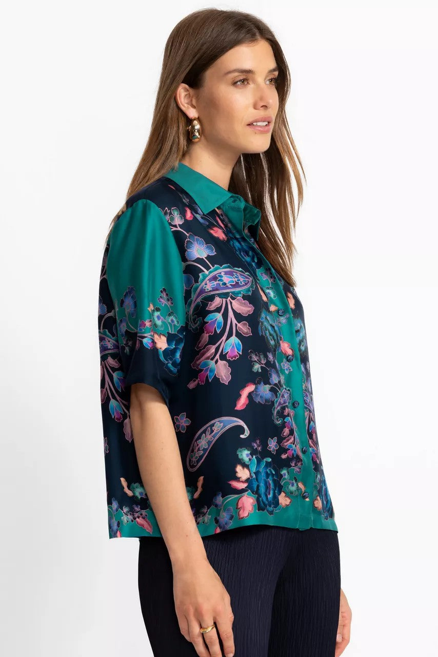Johnny Was Women CLAUDINE BUTTON DOWN SHIRT