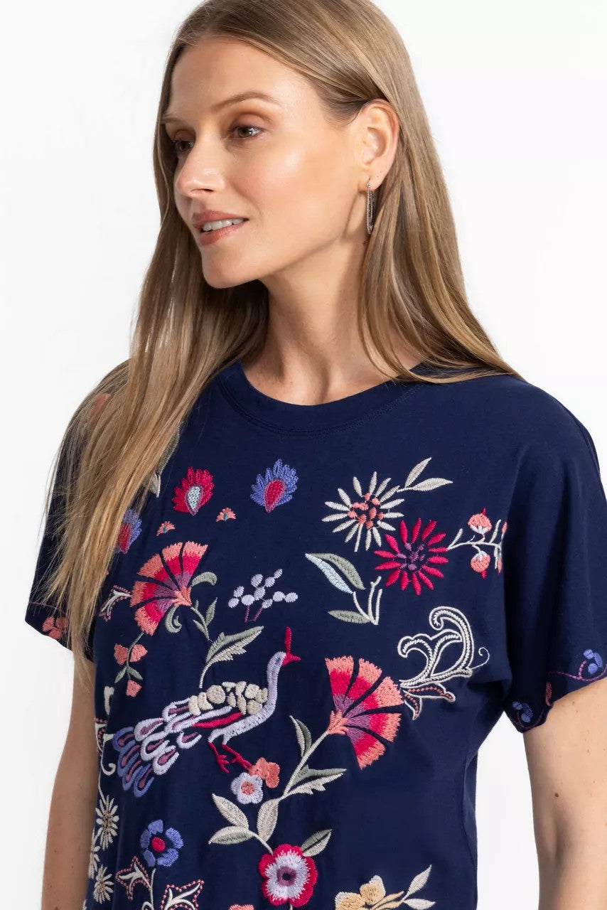 Johnny Was Women SIDE SLIT DOLMAN TEE