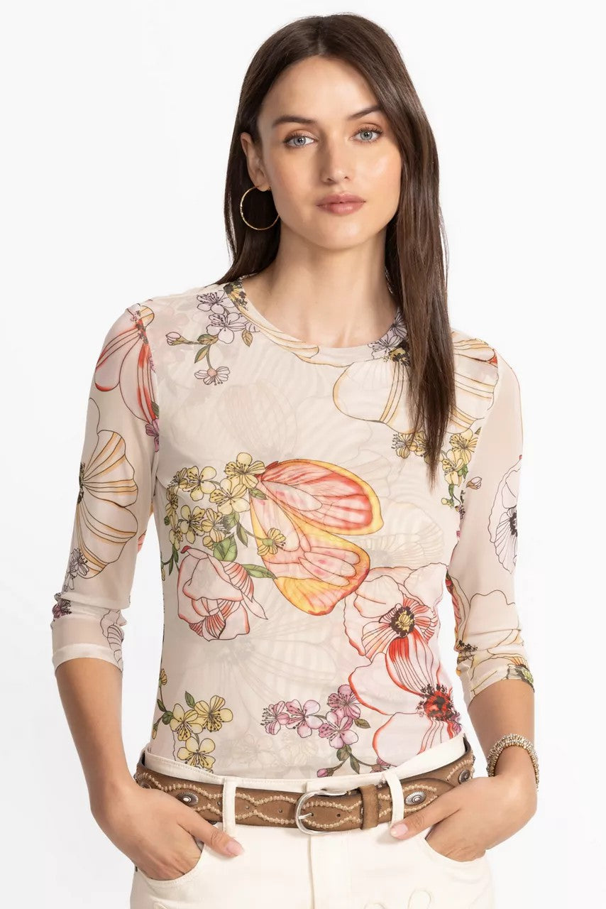Johnny Was Women KAIA MESH TEE