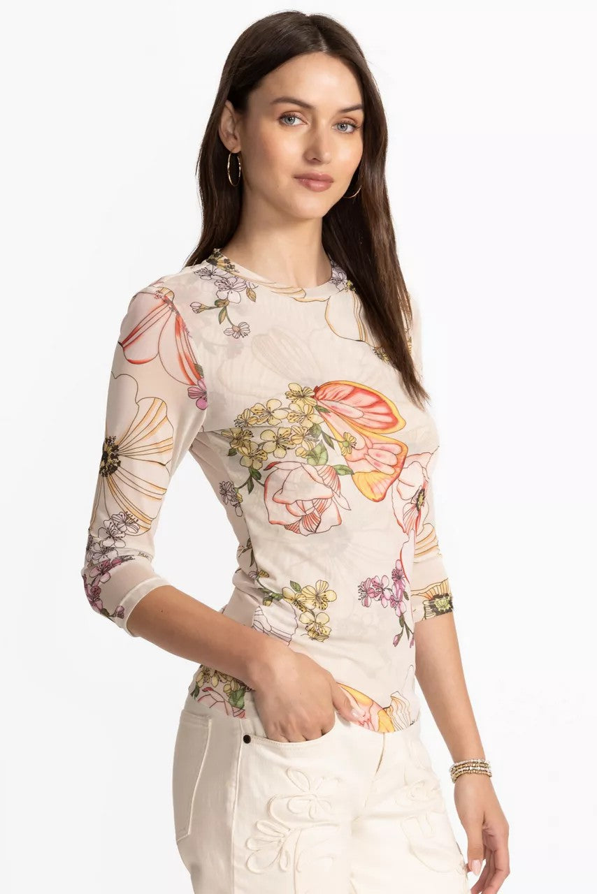 Johnny Was Women KAIA MESH TEE
