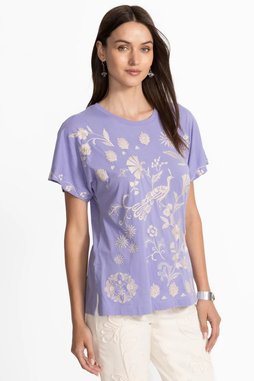 Johnny Was Women SIDE SLIT DOLMAN TEE