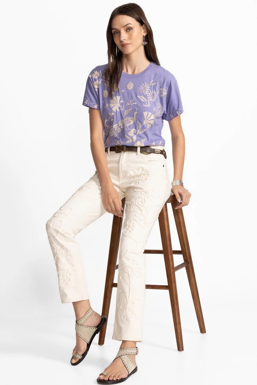 Johnny Was Women SIDE SLIT DOLMAN TEE