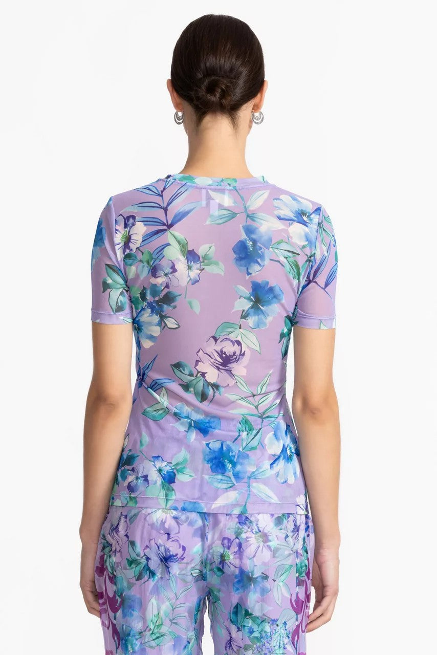 Johnny Was Women ELEANOR SHORT SLEEVE MESH TEE