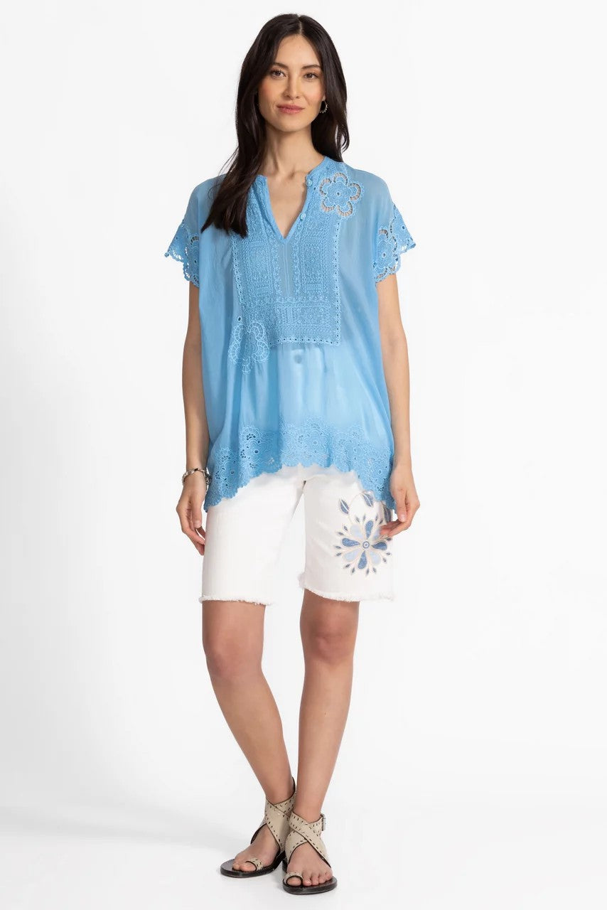 Johnny Was Women PARADE EMBROIDRED TUNIC