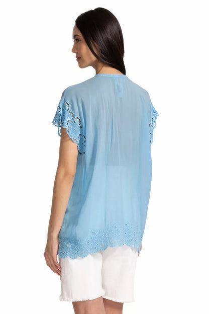 Johnny Was Women PARADE EMBROIDRED TUNIC