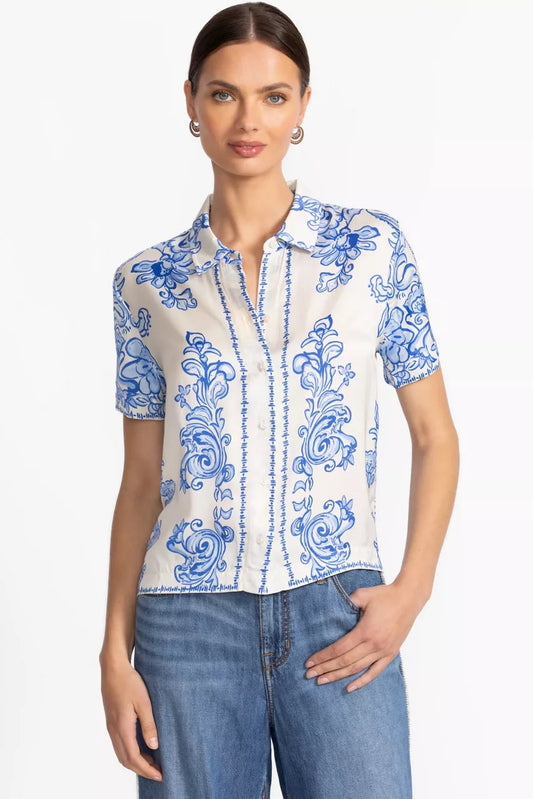 Johnny Was Women ARIANA BUTTON DOWN SHIRT