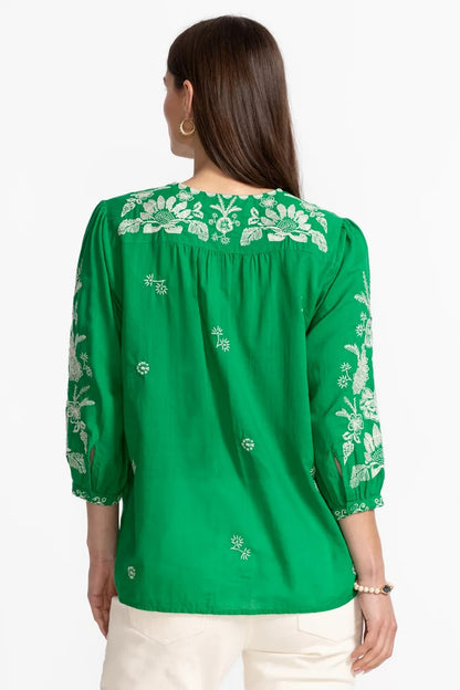 Johnny Was Women 3/4 SLEEVE PRAIRIE BLOUSE