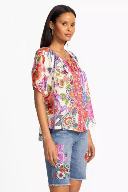 Johnny Was Women AVAH BUTTON DOWN SHIRT