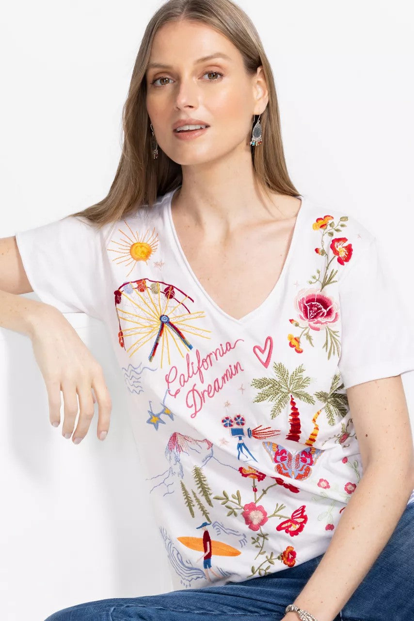 Johnny Was Women CALIFORNIA EVERYDAY TEE