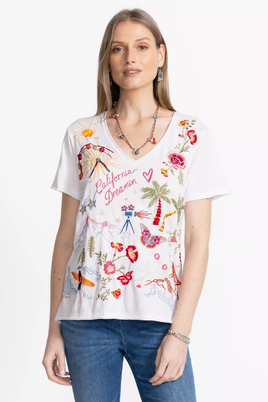 Johnny Was Women CALIFORNIA EVERYDAY TEE