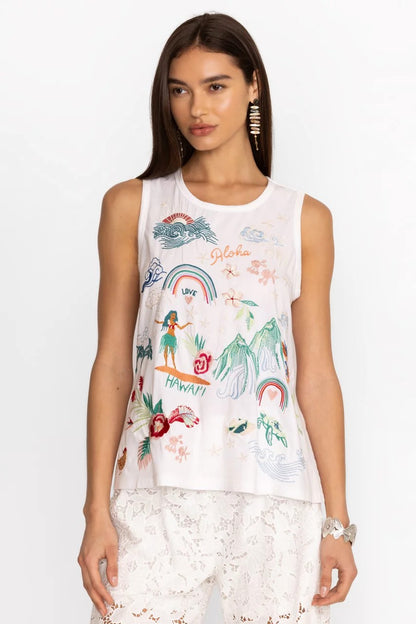 Johnny Was Women HAWAII KNIT TANK
