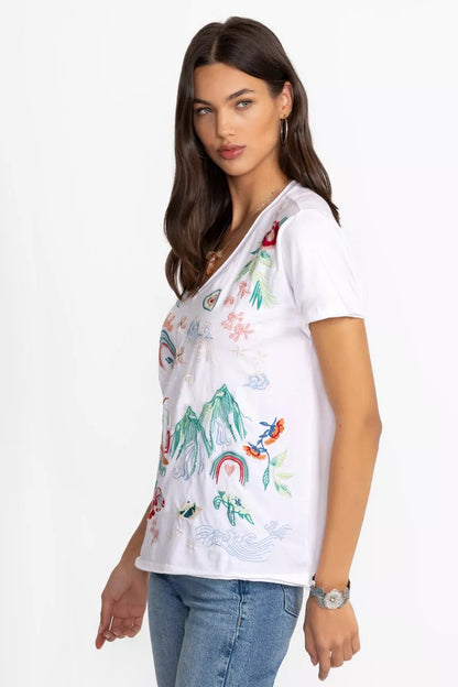 Johnny Was Women HAWAII EVERYDAY TEE