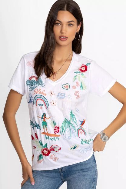 Johnny Was Women HAWAII EVERYDAY TEE