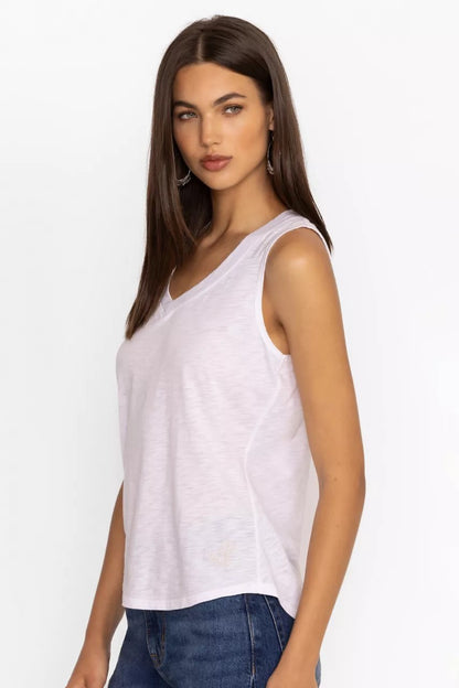 Johnny Was Women SLUB JERSEY HI LOW TANK
