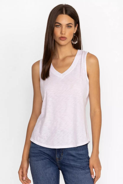 Johnny Was Women SLUB JERSEY HI LOW TANK