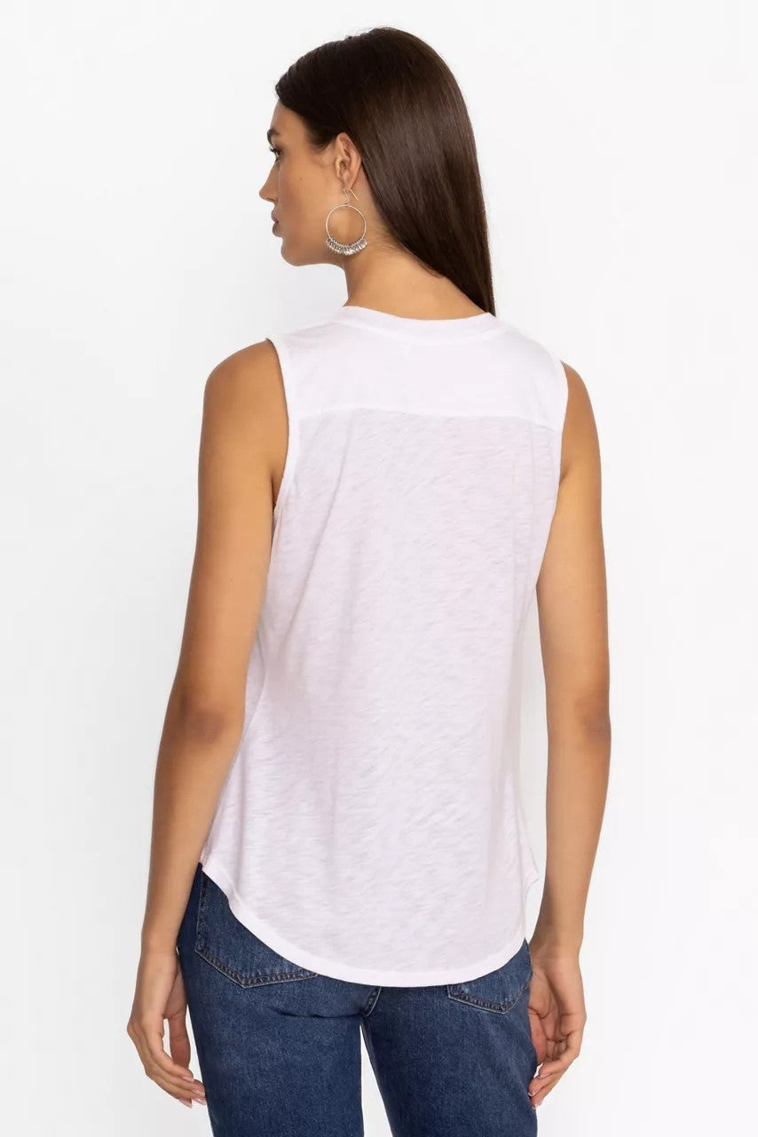 Johnny Was Women SLUB JERSEY HI LOW TANK