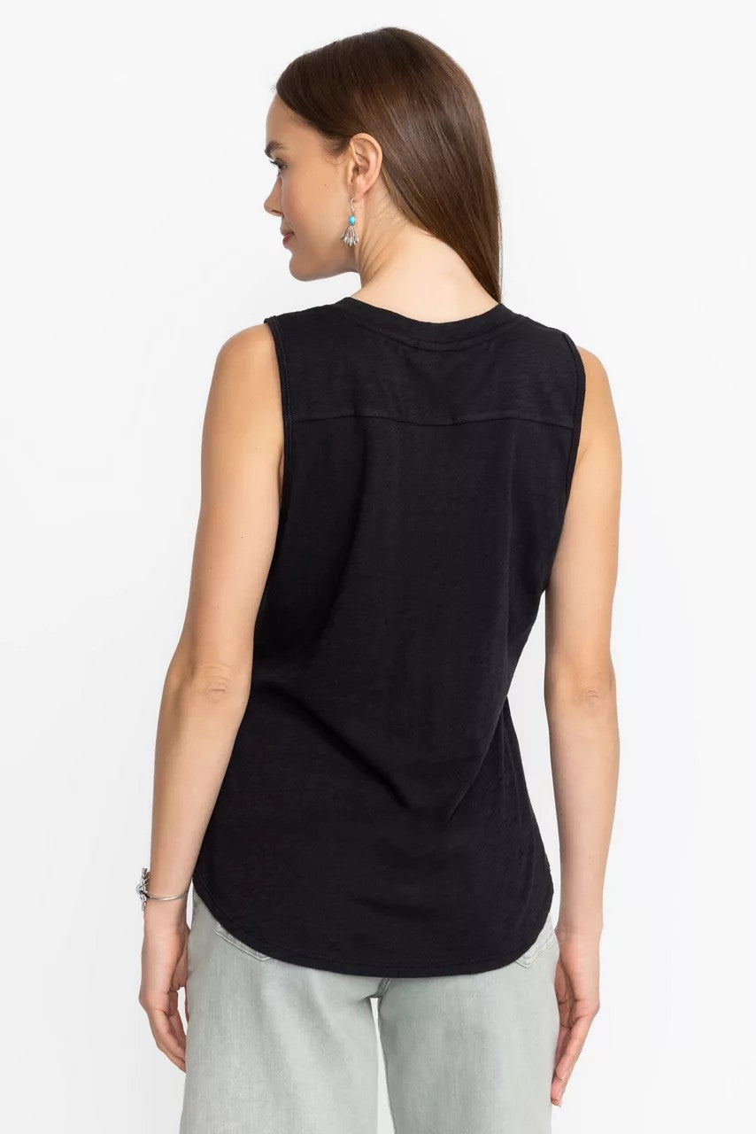 Johnny Was Women SLUB JERSEY HI LOW TANK