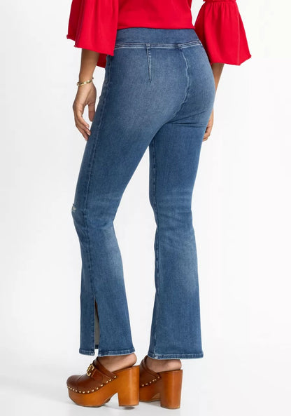 Johnny Was Women THE SIDE SLIT PULL ON KICK FLARE