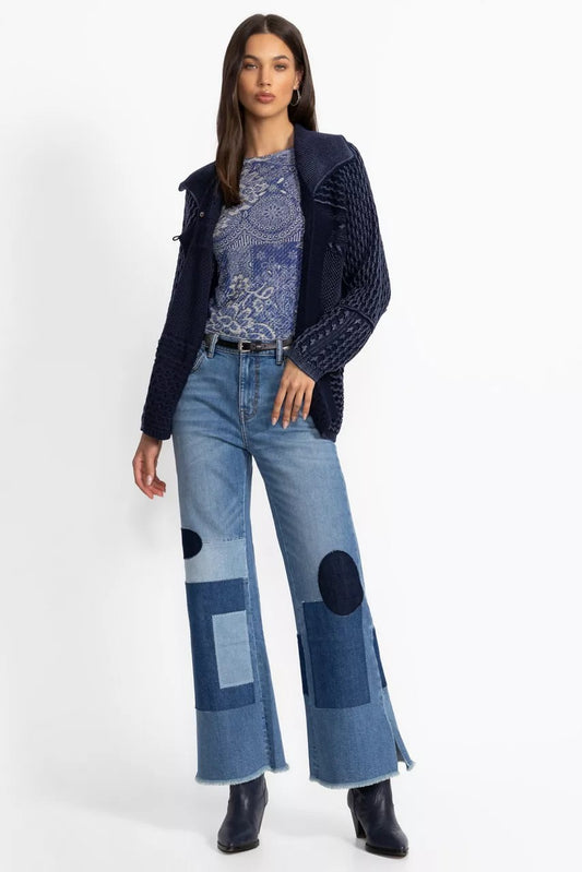 Johnny Was Women THE PATCHED STRAIGHT FLARE JEAN