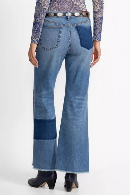 Johnny Was Women THE PATCHED STRAIGHT FLARE JEAN
