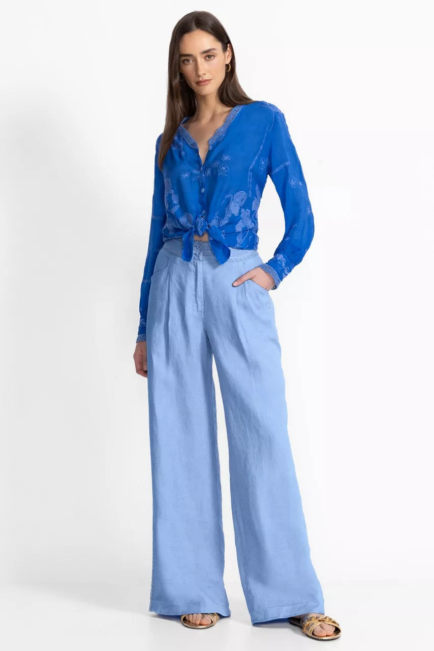 Johnny Was Women WIDE LEG PLEAT PANT