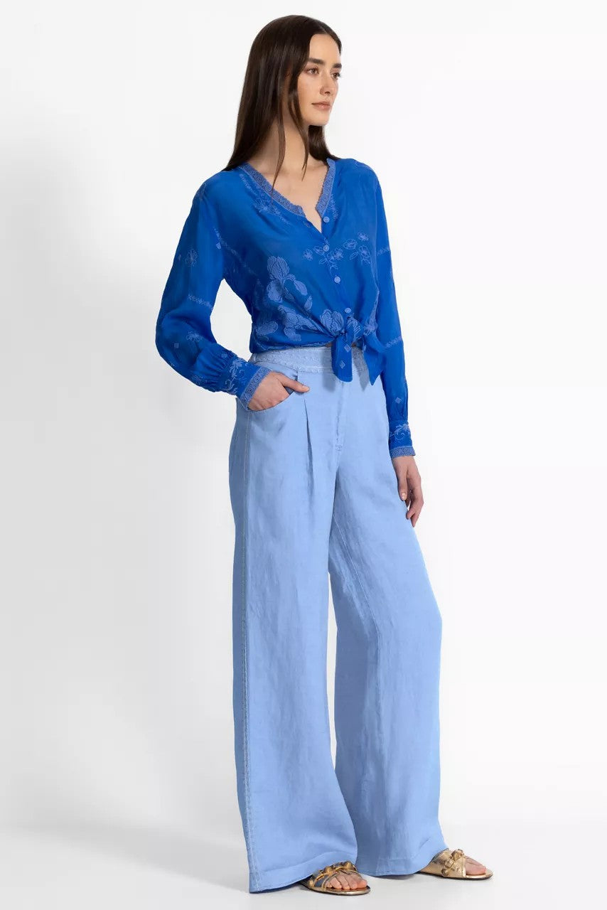 Johnny Was Women WIDE LEG PLEAT PANT