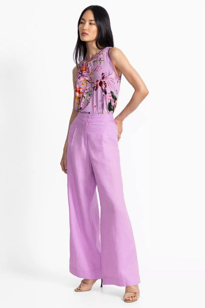 Johnny Was Women WIDE LEG PLEAT PANT