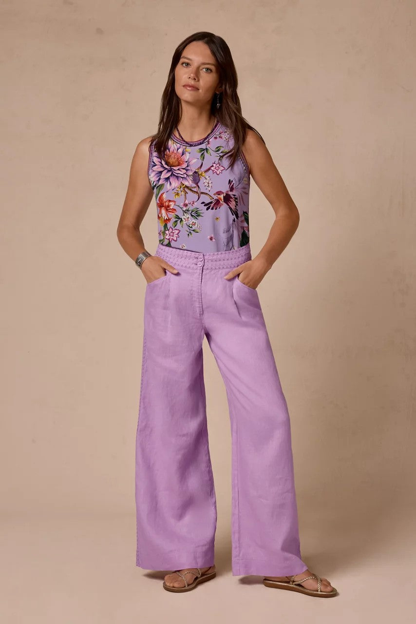 Johnny Was Women WIDE LEG PLEAT PANT
