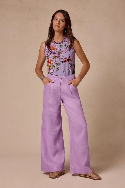 Johnny Was Women WIDE LEG PLEAT PANT