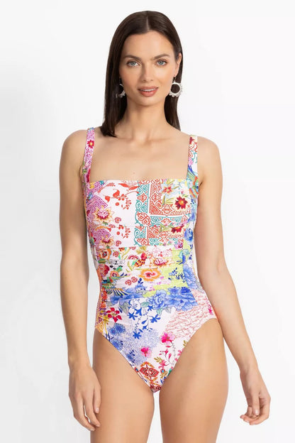 Johnny Was Women MARILYN RUCHED ONE PIECE