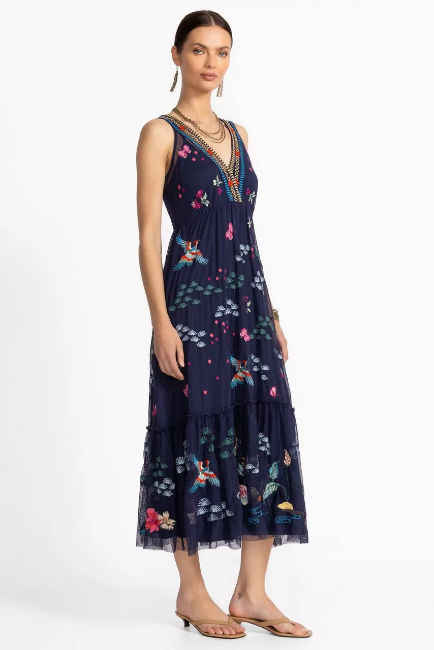 Johnny Was Women ZINOVIAH MESH DRESS