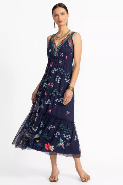 Johnny Was Women ZINOVIAH MESH DRESS