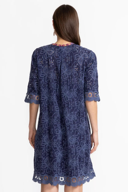 Johnny Was Women MALFI MANDARIN COLLAR DRESS