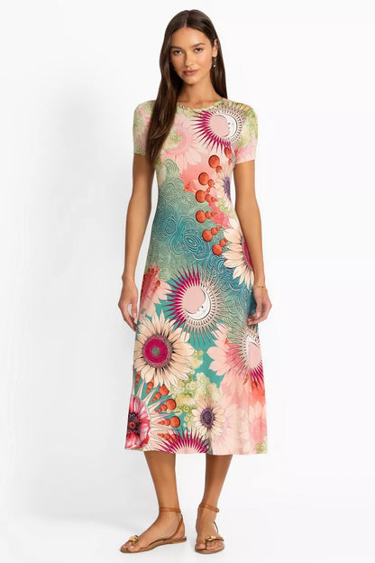 Johnny Was Women THE JANIE FAVORITE CAP SLEEVE DRESS